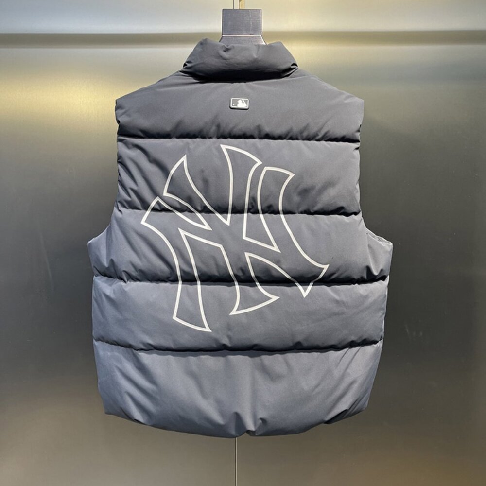 Gray Sleeveless Down Vest - MLB - Picture 2 of 9
